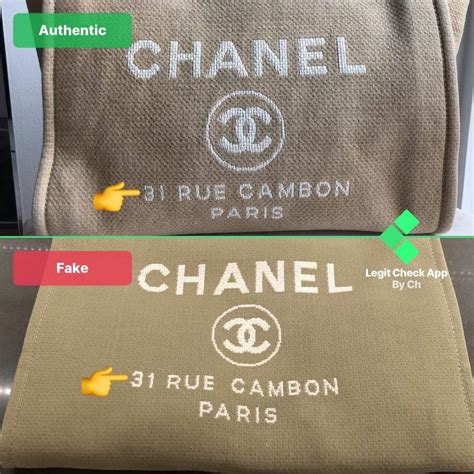 chanel cambon reporter replica|chanel deauville counterfeit bag.